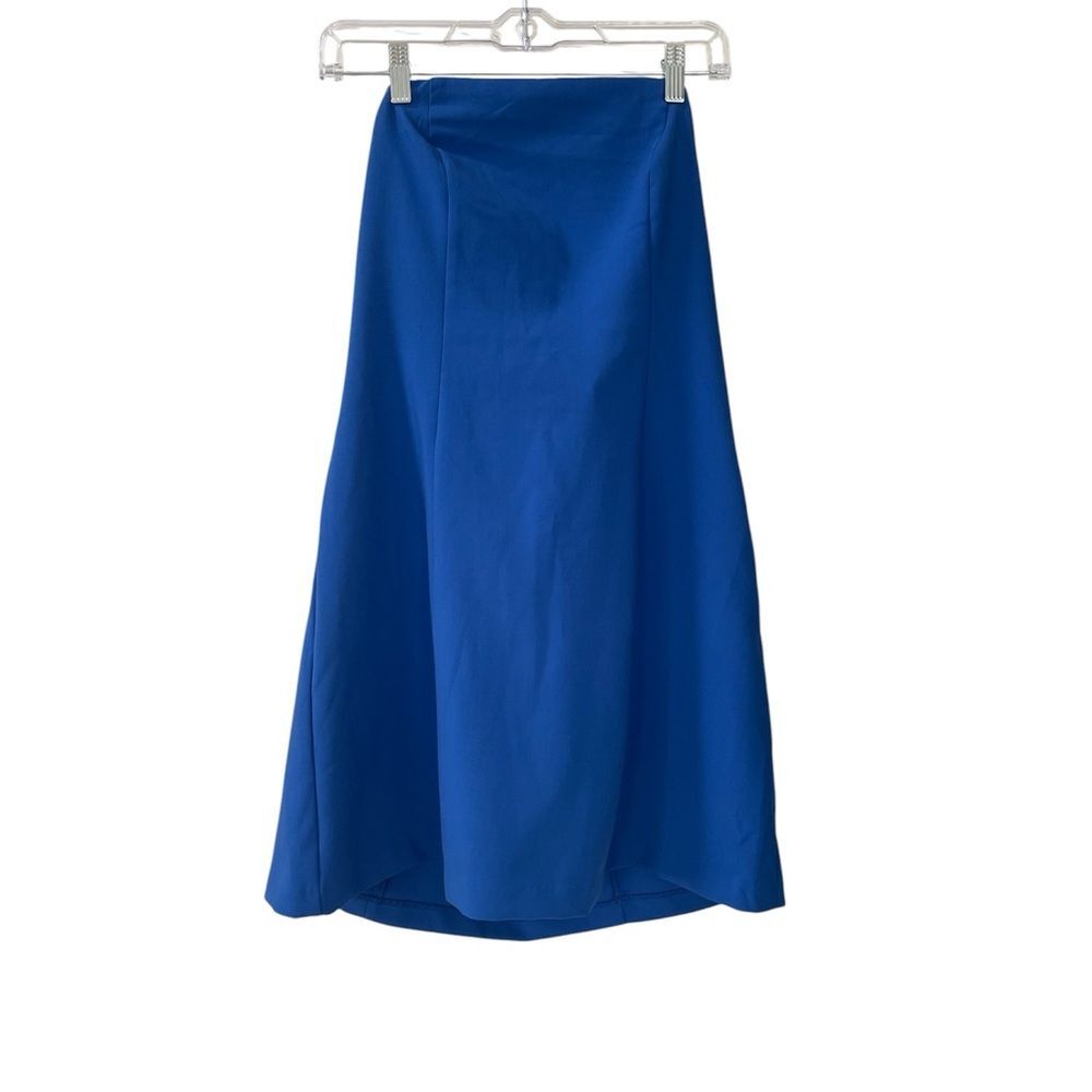 Blue A-Line Mini Dress